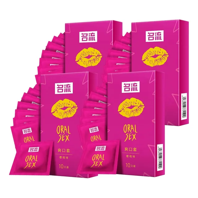 4 Preservativos Naturales De Látex Por Defecto Para Mujeres 