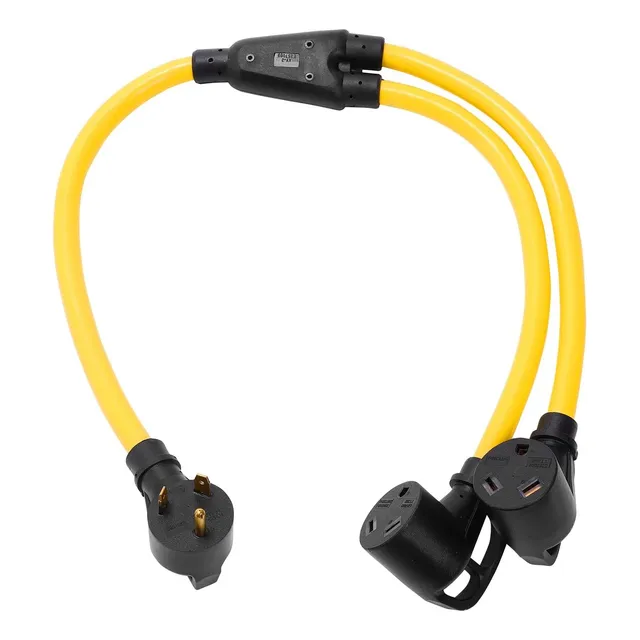 Adaptador Tt-30p/tt-30r, Splitter Stw 3 Pies, 120v 30a Para 