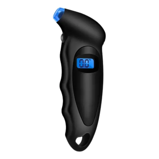 Medidor De Presión Digital Neumáticos Auto Camionetas Negro 