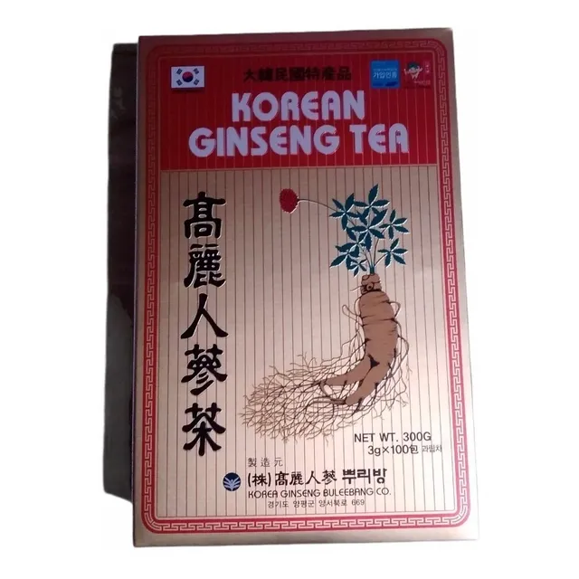 Té Ginseng Coreano 300gr 100 Sobres - Lireke
