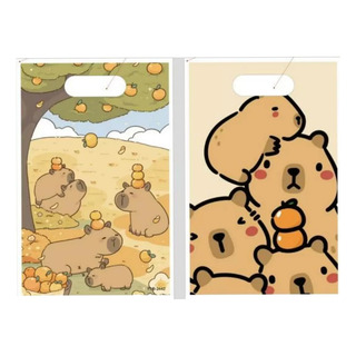 Bolsa Dulces Capybara Fiesta Cumpleaños Bolsas De Regalo Bolsa Dulces Capybara Fiesta Cumpleaños Bolsas De Regalo