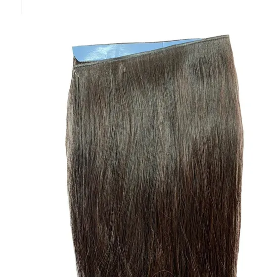 Mega Hair Fita Adesiva Invisivel Natural Tela 20gr-50cm Cor Castanho Medio