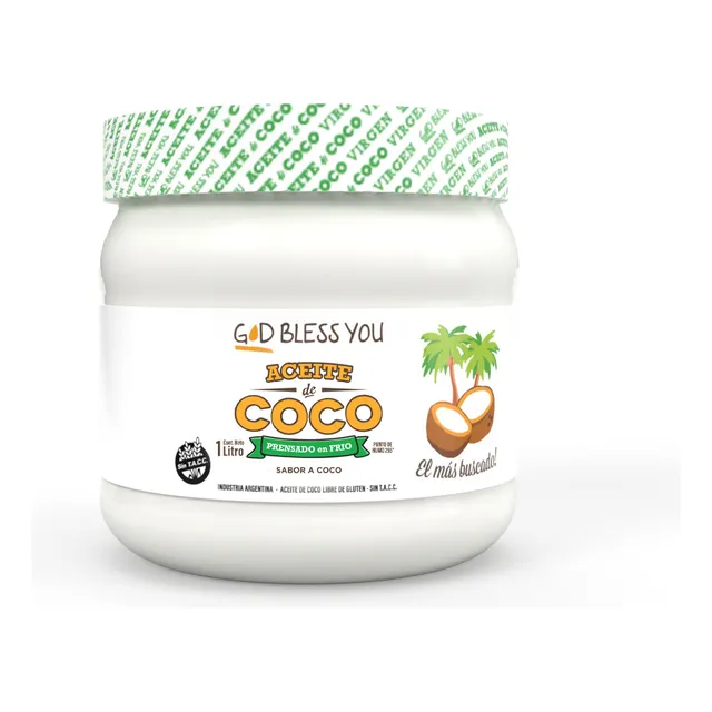 Aceite De Coco Virgen X1000 God Bless You