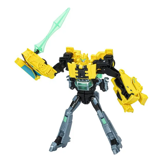 Figuras Bumblebee Y Mo Malto Earthspark Cyber Combiner