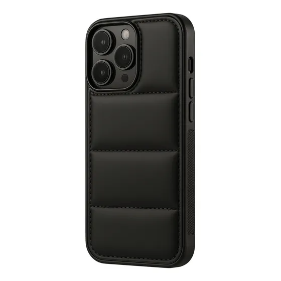 Funda Para iPhone Chamarra The Puffer Case Piel Sintetica 