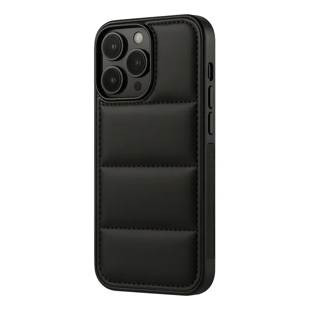 Funda Para iPhone Chamarra The Puffer Case Piel Sintetica 