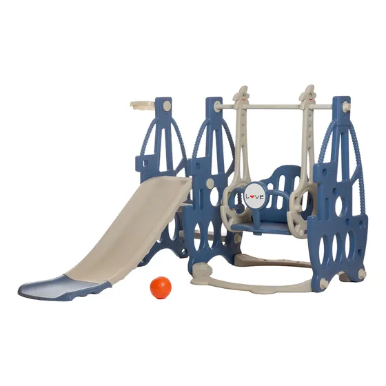 Tobogan Hamaca Mini Parque Basquet Pelota Barco Niños Love 9
