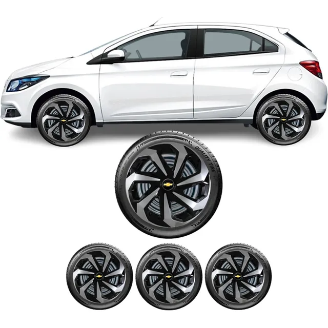 Calota Spider Aro 15 Onix Prisma 2017 2018 2019 2020 2021