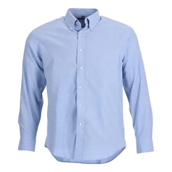 Camisa Hombre Oxford Celeste Maritex