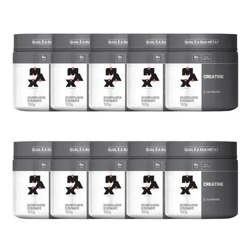 Kit 10x Creatine - 100g - Max Titanium