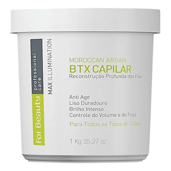 Btx Capilar Moroccan Argan Max Illumination For Beauty 1kg