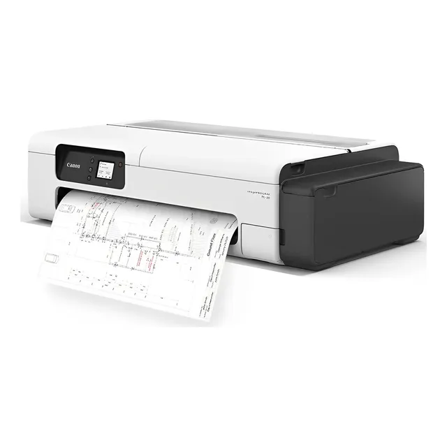 Impresora Plotter a Tinta Continua imagePROGRAF Canon Tc-20 con wifi 24 Pulgadas Color Blanco