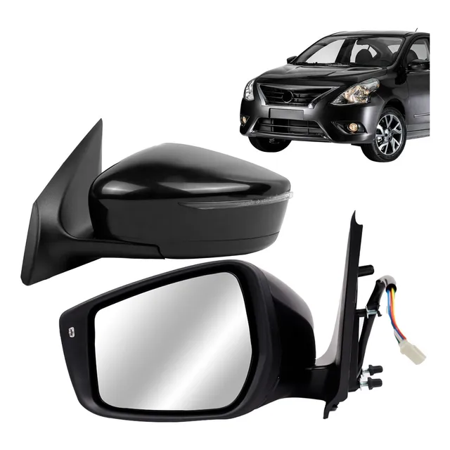 Retrovisor Versa 2015 2016 2017 2018 2019 Elétrico Com Pisca
