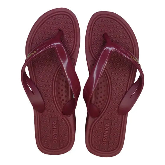 Chinelo Tamanco Opanka Flora Anabela Conforto Palmilha Macia