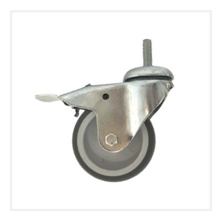 Rodaja Llanta De 3 PuLG Tpr Europea Tornillo C/freno (50 Kg) Rodaja Llanta De 3 PuLG Tpr Europea Tornillo C/freno (50 Kg)
