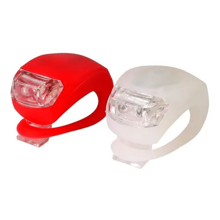 Par Luces Led Bicicleta Silicona Impermeables