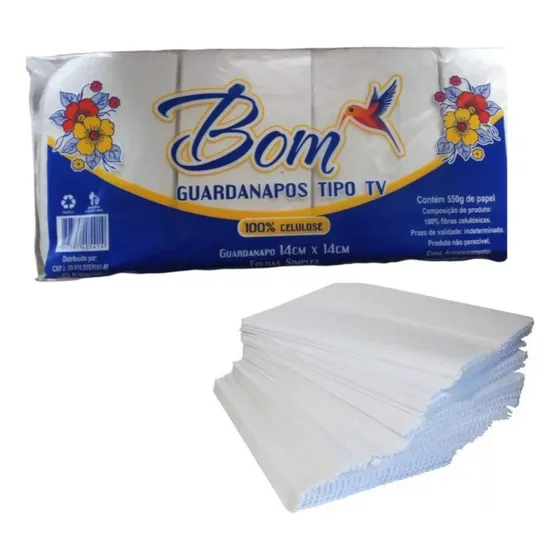 Fardo Guardanapo Tipo Tv 100% Celulose Bom  14x14 Fs 