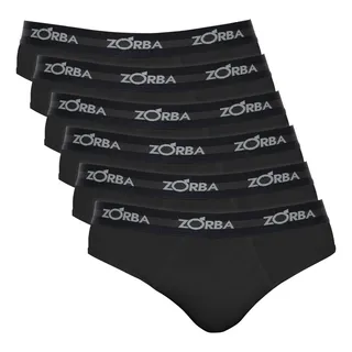 Kit 6 Cuecas Zorba Slip Max AlgodĂŁo 764 Kit 6 Cuecas Zorba Slip Max AlgodĂŁo 764