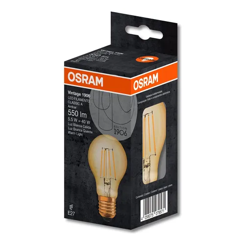 7018441 - Bombilla LED 5,5 W 2500 K Vintage Big E27 - Osram
