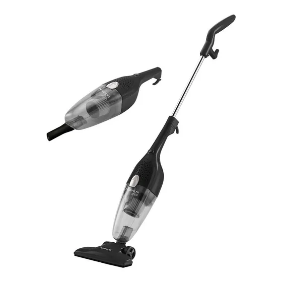 Aspiradora Vertical Agratto Duo Praticci negra 220V 60Hz