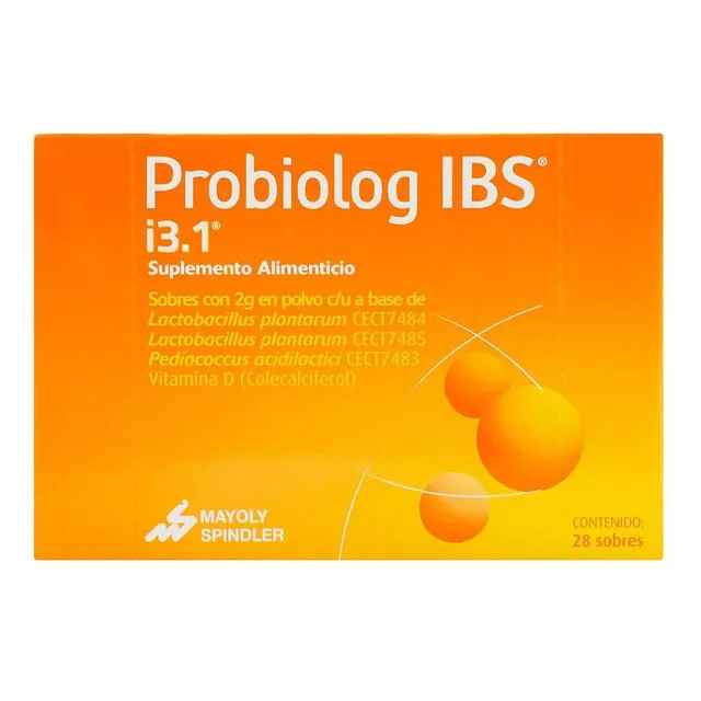 Probiolog Ibs Suplemento Alimenticio Con 28 Sobres Sin Sabor