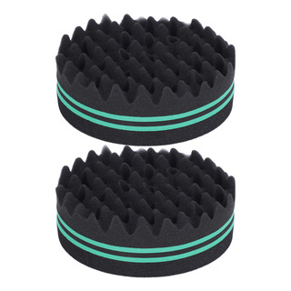 Esponja Para Rizar Barber Brush, 2 Unidades, Pequeños Orific Esponja Para Rizar Barber Brush, 2 Unidades, Pequeños Orific