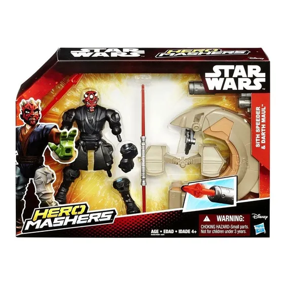 Boneco de ação Darth Maul da Hasbro Hero Mashers