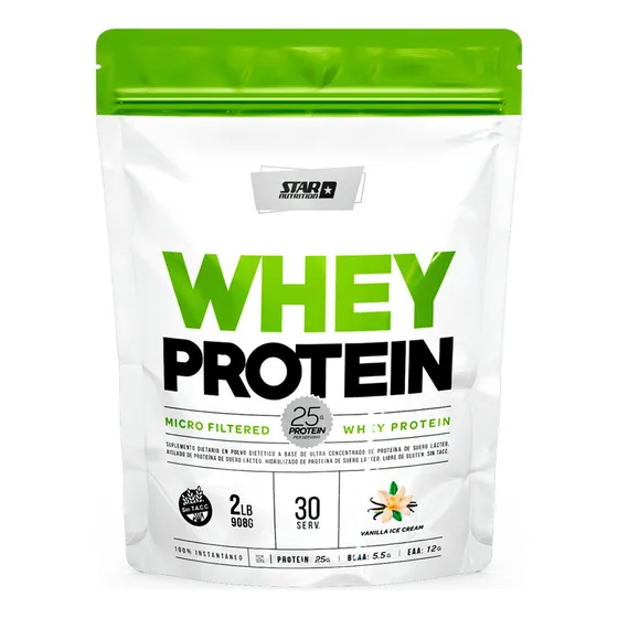 Star Nutrition Whey Protein Suplemento Vainilla X 908gr 3c
