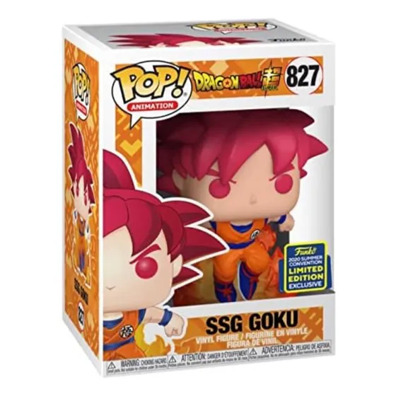 Funko Pop!- Dragon Ball Super- Goku Dios Super Sayayin 827