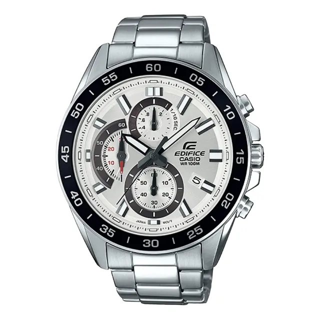 Edifice Efv 550d 7av Original Sumergible Tablero Blanco