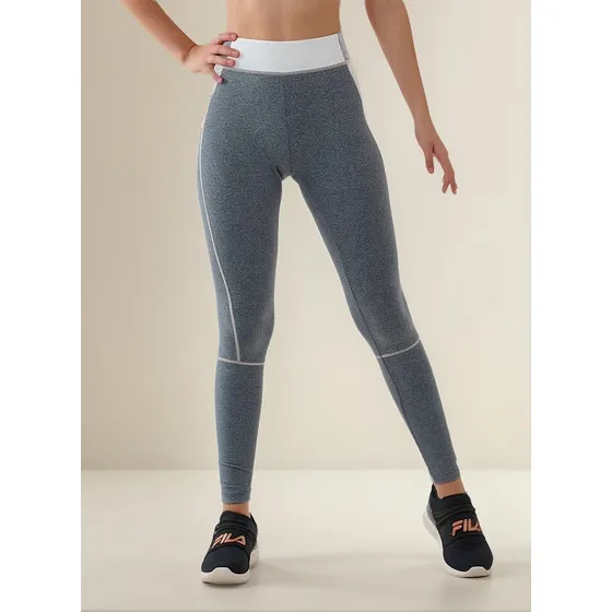 Calza Para Dama Fila Train Gris/rosa Super Oferta