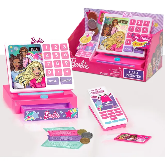 Caja Registradora Barbie 10 Piezas