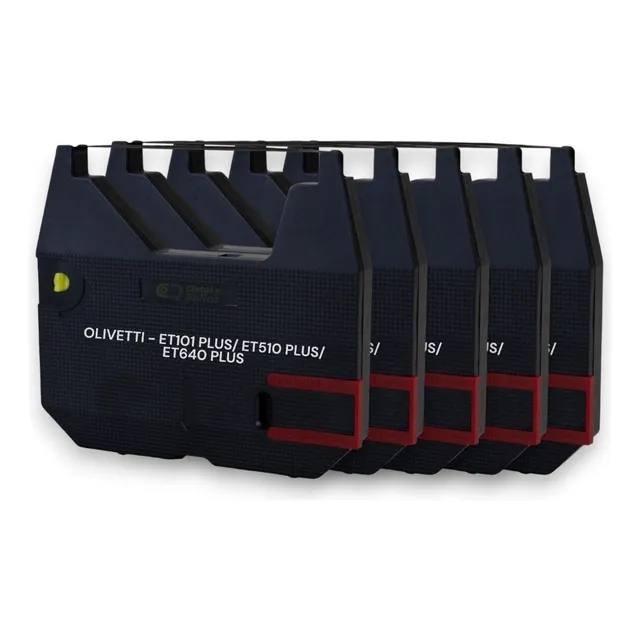 5 Cintas Para Olivetti Et 101 Plus, 510 Plus, 640 Plus