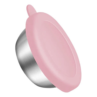 Zc Vaso Reutilizable For Condimentos Con Tapa, Color Rosa Zc Vaso Reutilizable For Condimentos Con Tapa, Color Rosa
