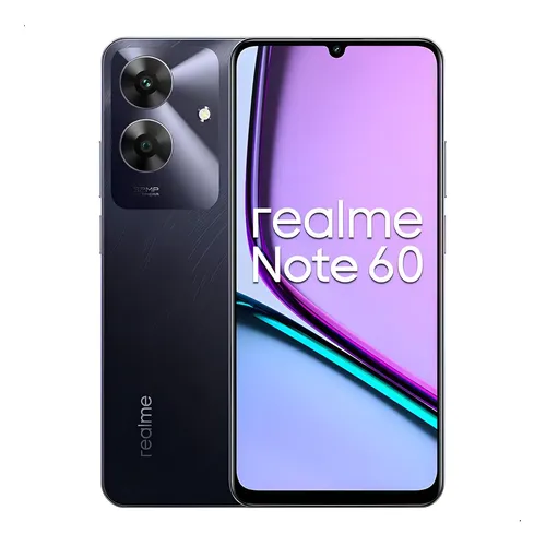 Celular Realme Note 60 Dual Sim 128 Gb Azul 4 Gb Ram Preto