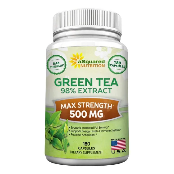 Suplemento De Extracto De Té Verde De Asquared Nutrition 500