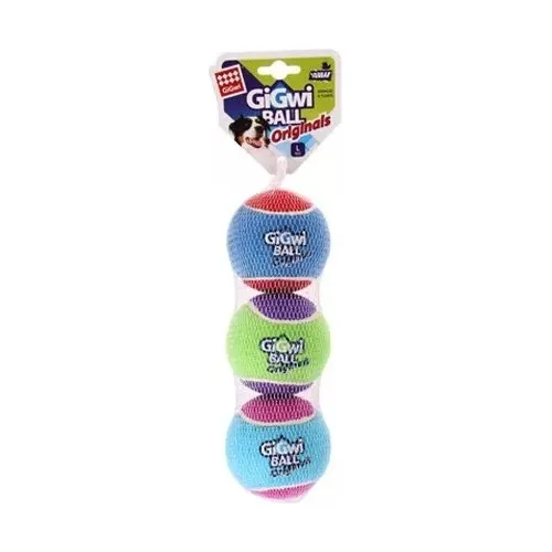 Juguete Para Perro Gigwi Ball Original Tennis X3 Pelotas L