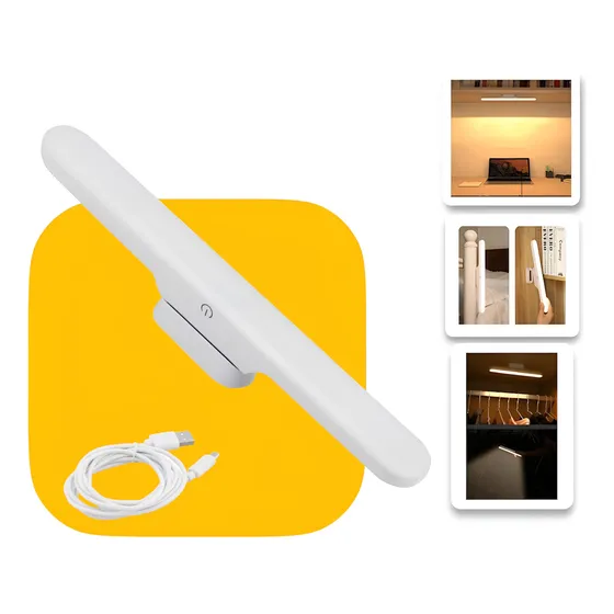Luz Led Penteadeira Recarregável Modular Maquiagem Cozinha