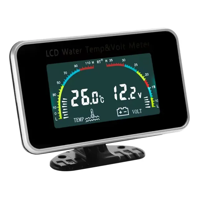 Voltímetro Marcador De Temperatura Automotivo Frete Grátis