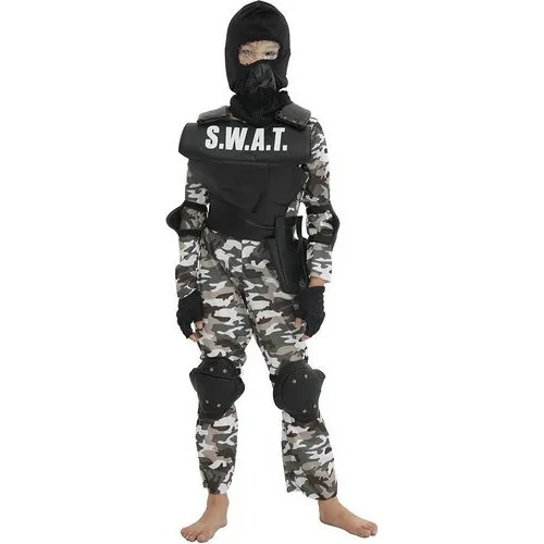 Disfraz De Soldado De Policía Swat For Niño