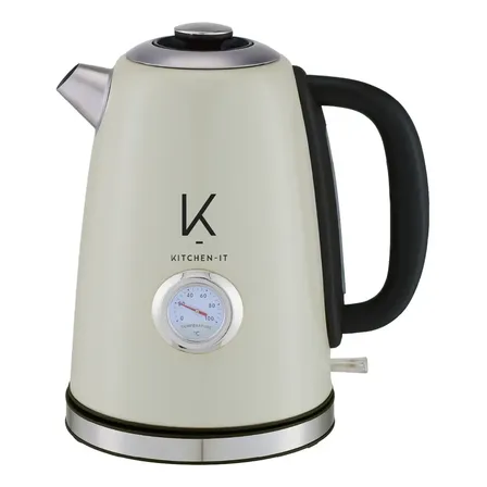 Hervidor Deluxe Edition 1.8l Color Crema Kitchen-it Crema