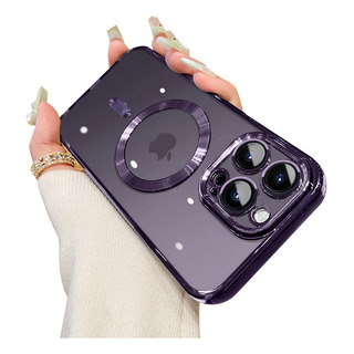Funda Para iPhone 16 14 13 12 Transparente Case Con Magsafe Funda Para iPhone 16 14 13 12 Transparente Case Con Magsafe