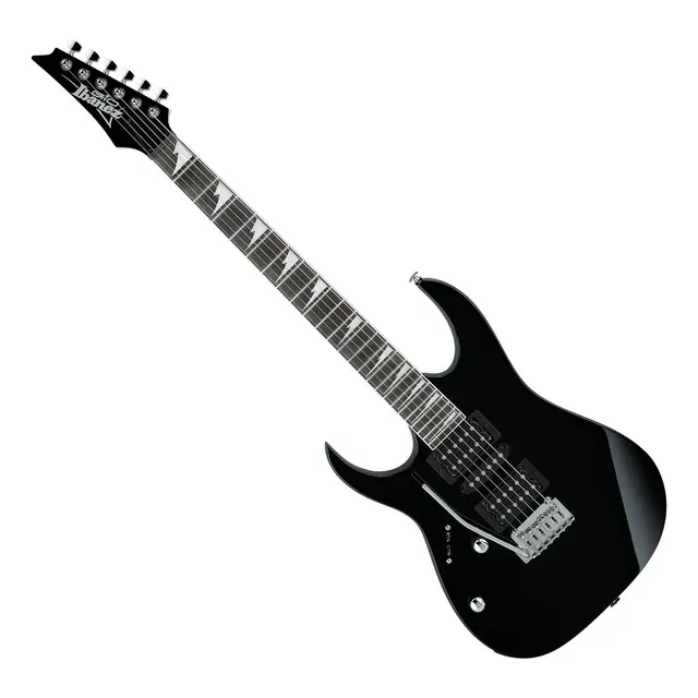 Ibanez Guitarra Electrica Zurda Rg Grg170dxl-bkn Zurdo Negro Corazón Morado