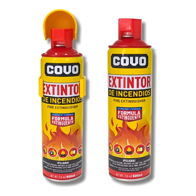 Extintor Covo 500 Ml Moto Carro