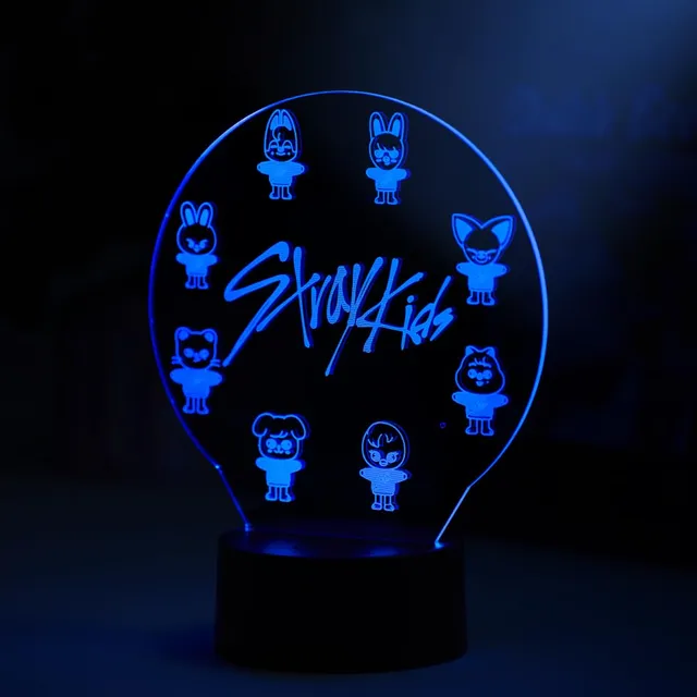 Cahbng Stray Kids Led Night Light -7 Color Adjustable With