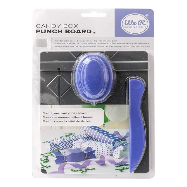 Wer Candy Box Punch Board - Tablero Físico Usa. Cajitas