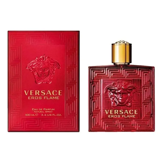 Eros Flame By Versace Eau De Parfum De 100 Ml. 100% Original