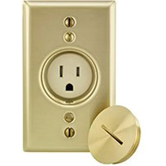 Receptáculo Sencillo Tamper Resistant Para Piso 15a 125v Mar