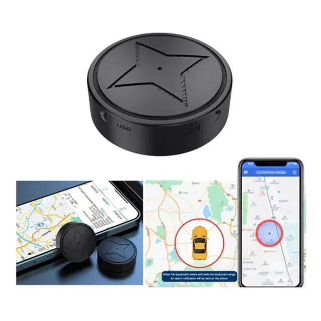 Q Mini Rastreador Gps Con Fuerte Absorción Magnética