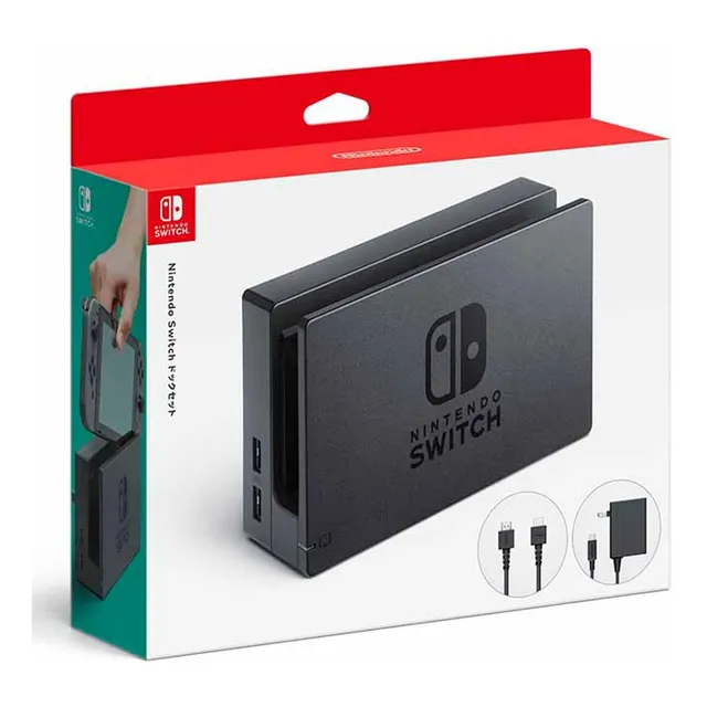 Kit Completo Dock Carga Nintendo Switch Original